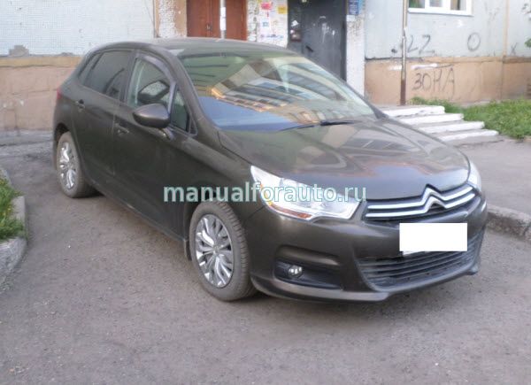 Установка сигнализации Citroen C4, точки подключения